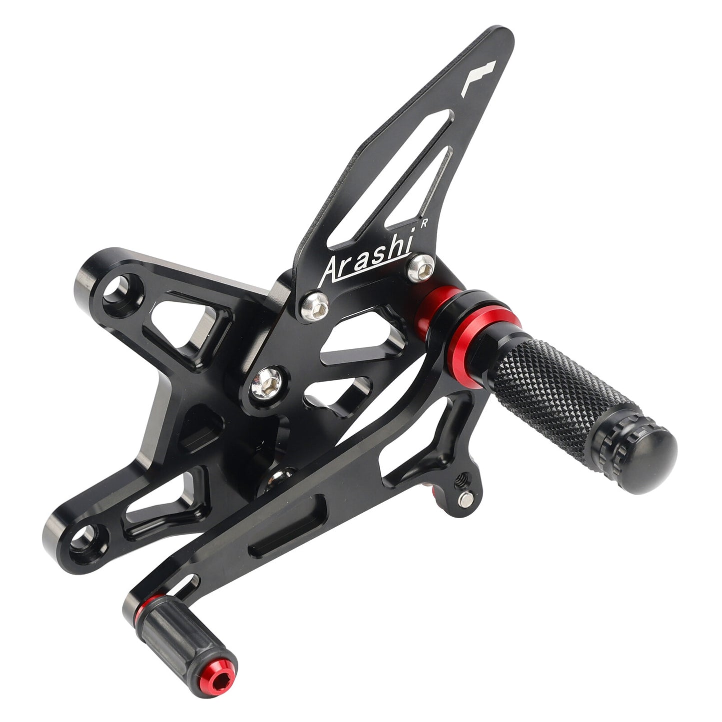 Racing Adjustable Rearsets Foot Pegs Black For Kawasaki ZX6R ZX-6R 2024-2025 24
