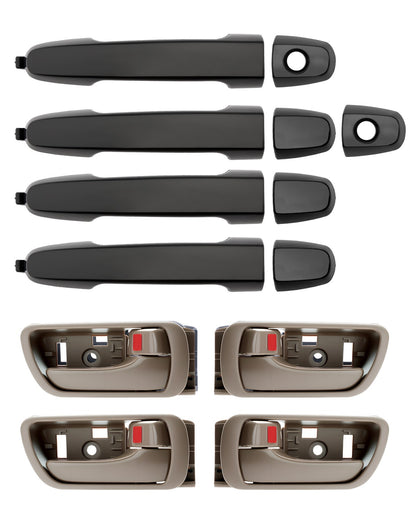 8X Interior & Exterior Door Handle Set For 02-06 Toyota Camry 69211AA020C0 83913