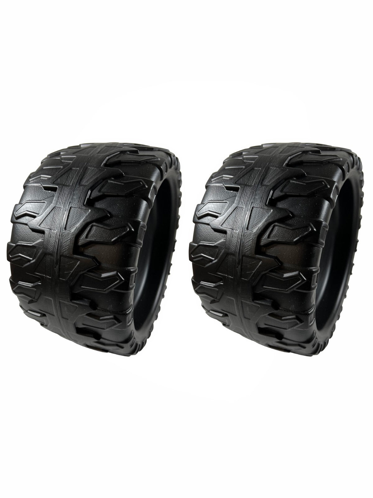 Solid Spare (2) Power Wheels BCK85-2659 Black Jeep Wrangler Tires After 2014