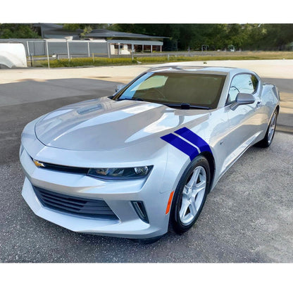 4" Dual Fender Stripe Hash Mark Stripe Decal Graphic Kit For Chevy Camaro