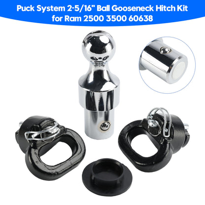 Puck System 2-5/16" Ball Gooseneck Hitch Kit for Ram 2500 3500 60638 ..