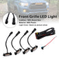 Clear Lens Amber Light Front Grille LED Light Kit Fit Toyota Tacoma 2016-2023