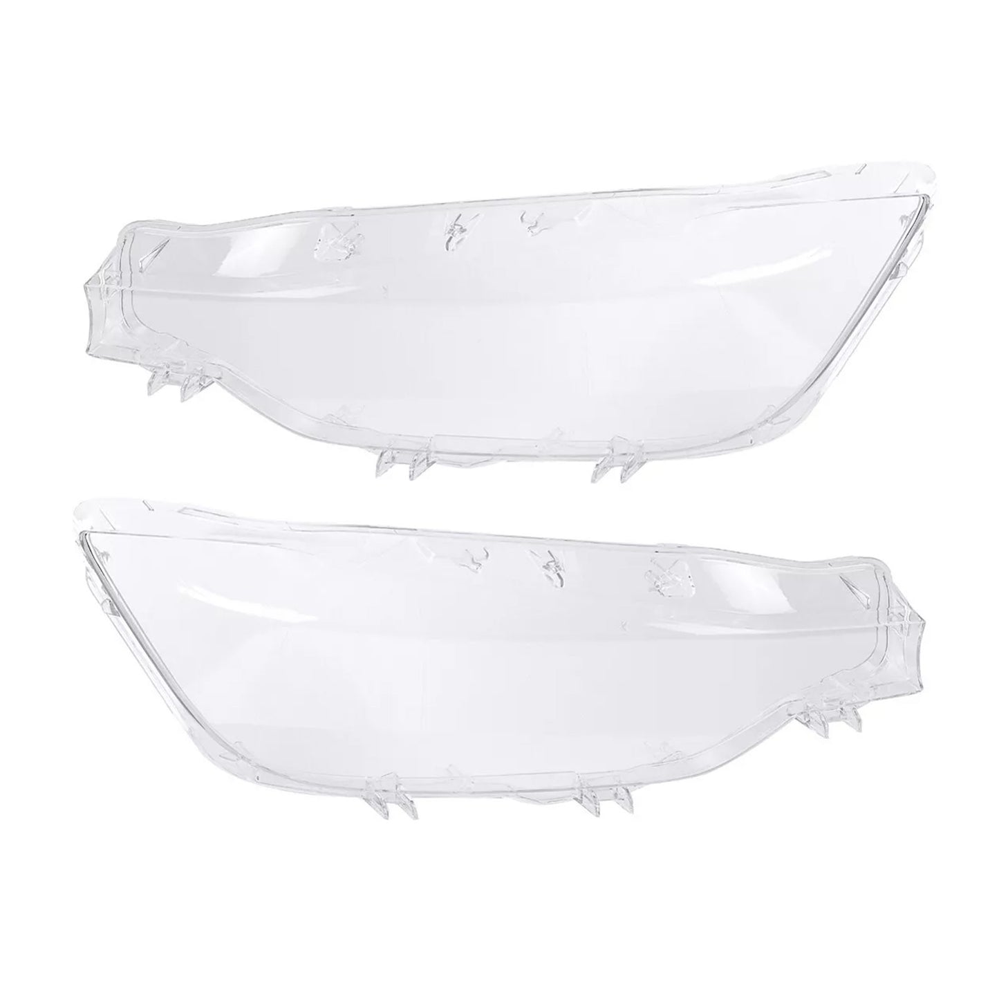 2PCS Xenon Headlight Headlamp Clear Lens Cover For BMW 3 Series F30 2016-2018