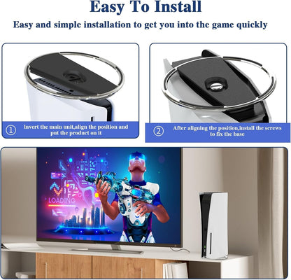 Vertical Stand For PS5 Consoles / PlayStation 5 Slim Game Dock Base Accessories