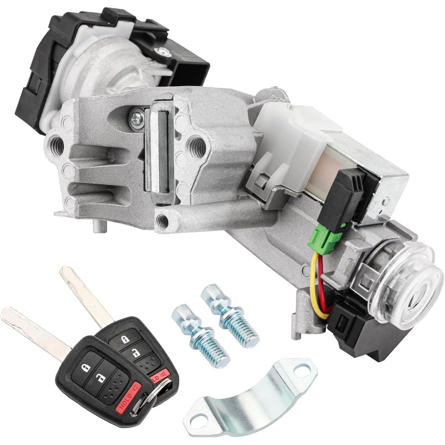 Ignition Switch Lock Cylinder w/ Remote Keys For 13-17 Honda Accord 39730-T2A-A0
