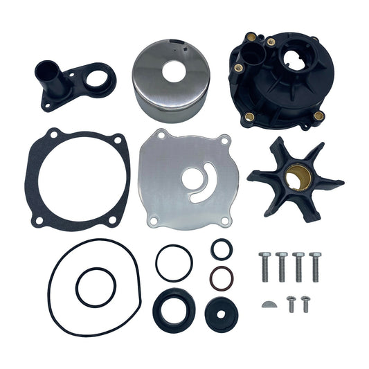 Solid Spare Water Pump Kit w Housing for Johnson Evinrude OMC 1976-78 85-235 HP V4 V6 395073