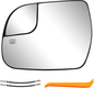 Left Driver Side Convex Mirror Glass w/ Power Heated For 2014-2020 Toyota Sienna