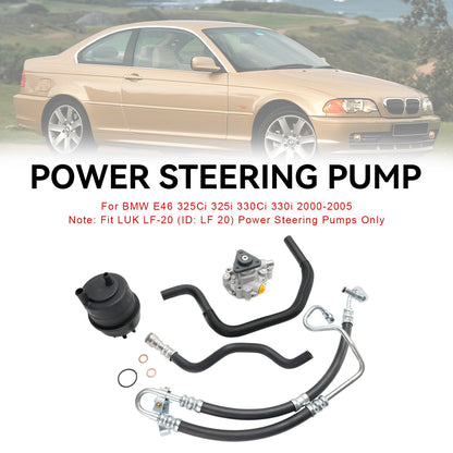 Power Steering Pump Kit Fit BMW E46 320i 323i 325i 328Ci 328i 330i 2001-2005 04
