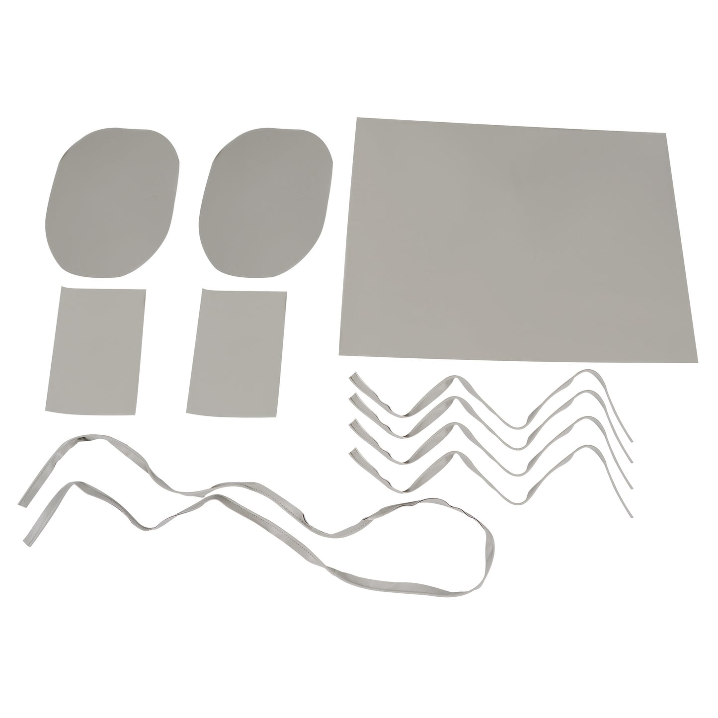 Solid Spare PVC Red Gray Full Set Seat Covers For Sea-Doo Speedster 150 2007-2011 2008 2009