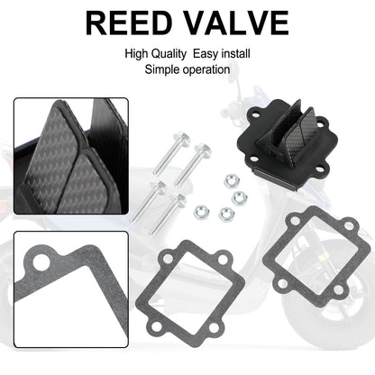 V352 A/B jog50 Reed Valve System Fits For Yamaha YW50 Zuma50 2002-2011.