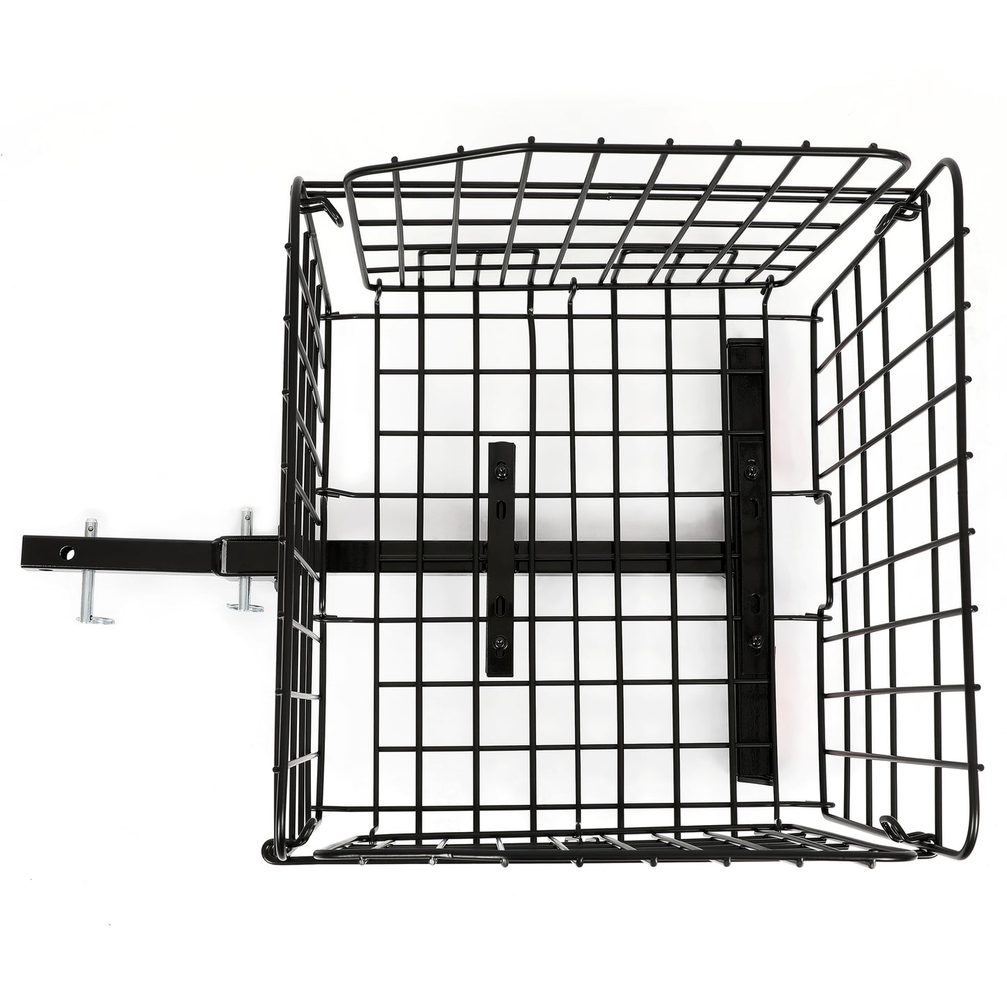 Solid Spare Folding Rear Basket Accessory For Most Mobility Scooters Sturdy Steel Black