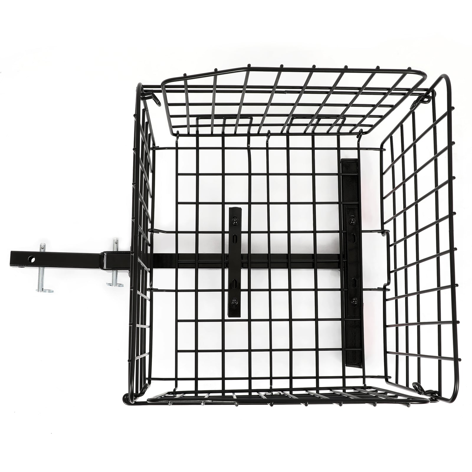 Solid Spare Folding Rear Basket Accessory For Most Mobility Scooters Sturdy Steel Black