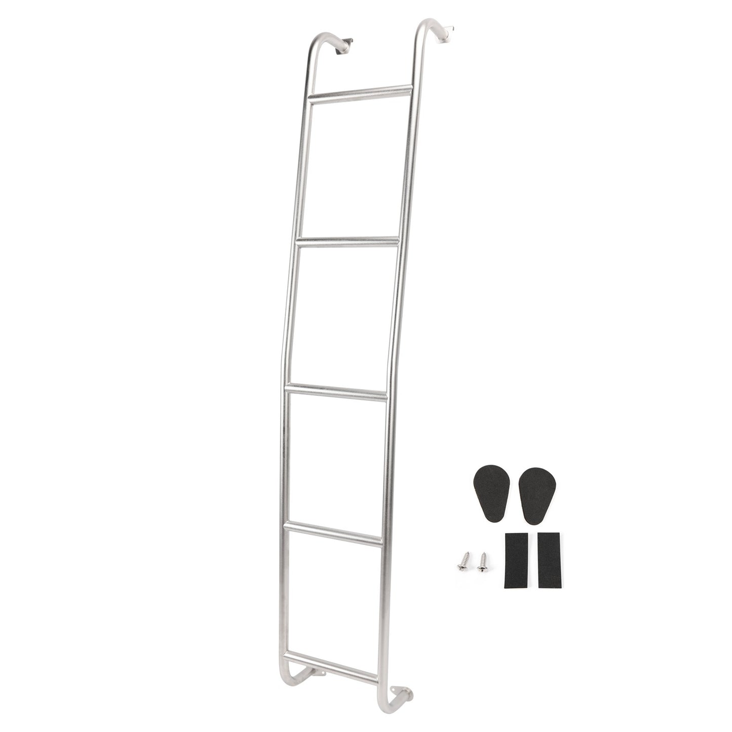 Stainless Steel 5-Step Van Ladder 093PML For Dodge Ram ProMaster High Roof 14-25