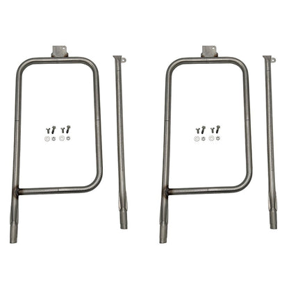 Solid Spare (2) Weber Gas Grill Replacement Burner Tube Kit Q300 Q320