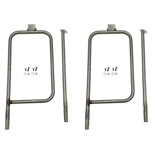 Solid Spare (2) Weber Gas Grill Replacement Burner Tube Kit Q300 Q320