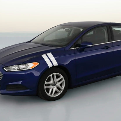 3" Dual Fender Stripe Hash Mark Stripe Decal Graphic Kit For Ford Fusion