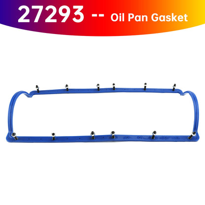 27293 Oil Pan Gasket for Ford Powerstroke 7.3L Rubber W/ Steel Core