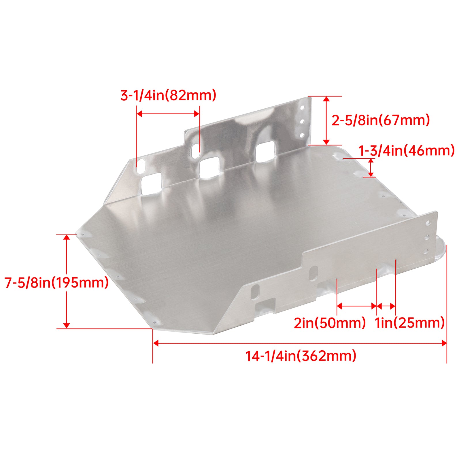 Solid Spare Under Seat Mounting Bracket Plate Holder Carrier For Wrangler JK Unlimited 07-18