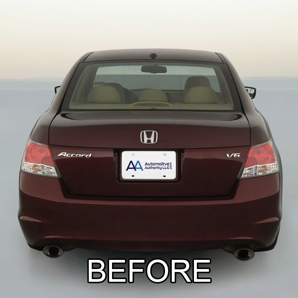 CHROME REAR TRUNK TRIM MOLDING STRIP KIT For HONDA ACCORD