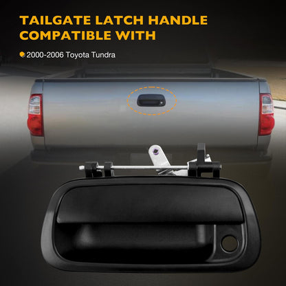 Upgraded Metal Tailgate Handle Liftgate Latch w/ Keyhole For 00-06 Toyota Tundra