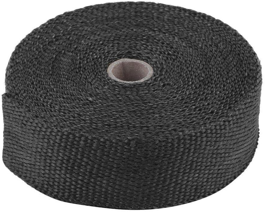 2" x 50FT Black Fiberglass Manifold Header Pipe Motorcycle Exhaust Heat Wrap