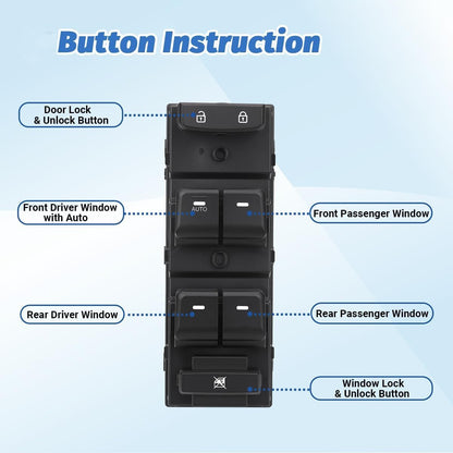 For Hyundai Sonata 2015-19 Car Left Driver Side Door Window Switch 93570-C1000