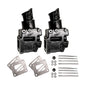 2 Pack 4" Exhaust Riser Elbow For MerCruiser 8079882A, 51140, 44354A3, 44354A9