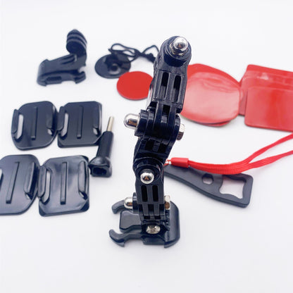 Motorcycle Helmet Chin Mount Kit for GoPro Hero 10/9/8/7/6/5 Sport Camera Holder