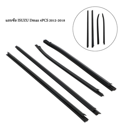 4PCS Weatherstrip For Isuzu Dmax 2012-2018 2018