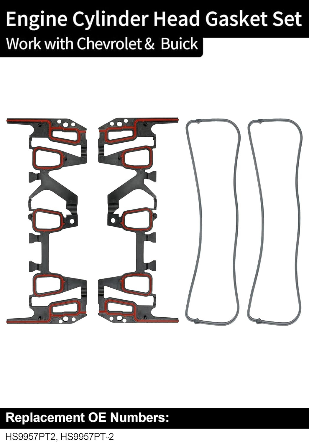 Head Gasket Set Fit 1995-99 Chevy Malibu Buick Century Oldsmobile Pontiac 3.1L