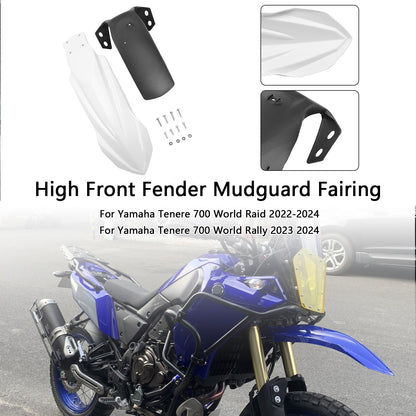 High Front Fender Mudguard Fairing For Yamaha Tenere 700 2019-2026 White