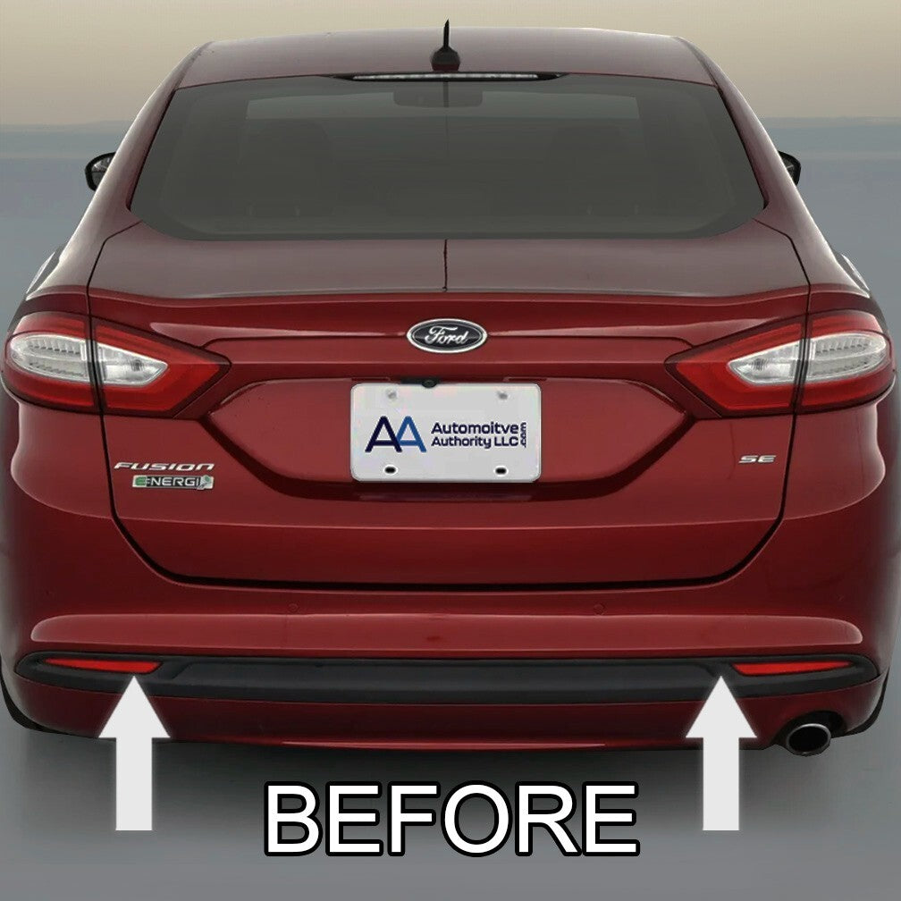 CHROME REAR BUMPER TRIM For FORD FUSION 13-17 14 15 16
