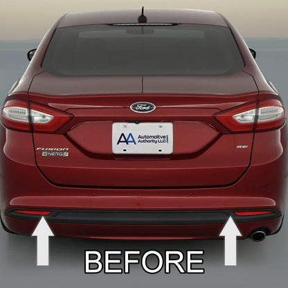 CHROME REAR BUMPER TRIM For FORD FUSION 13-17 14 15 16