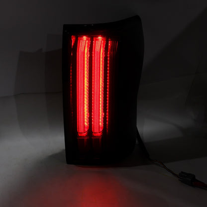 Left+Right LED Tail Lights For Toyota Tundra 2007-2013 Black Housing Smoked Lens