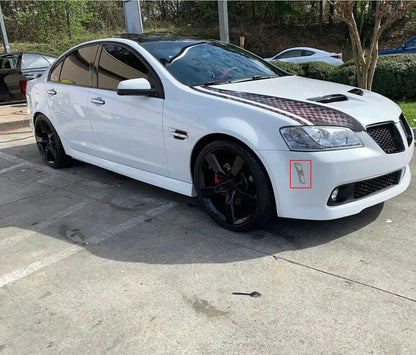 Solid Spare Clear Front Fender Side Markers Lights Housing For Pontiac G8 GT GXP 2008 2009