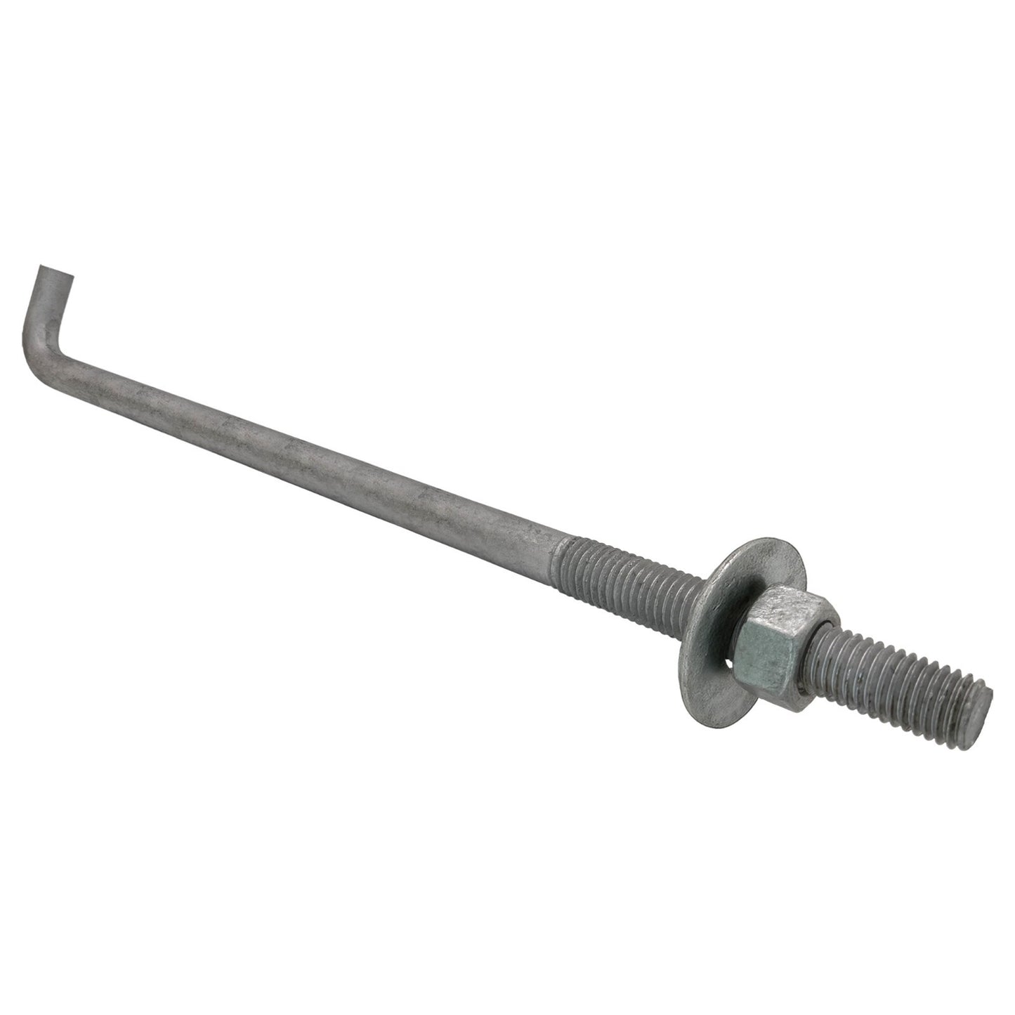 5/8" x 12-inch Galvanized Threaded Anchor Bolts for Wood, Concrete (10 Pack)