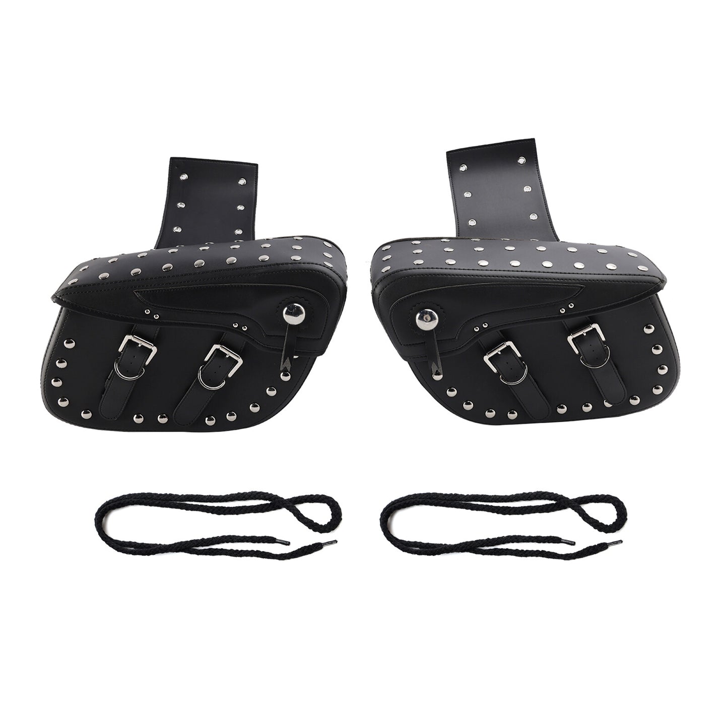 Side Tail Bag Saddlebag Color Matching Luggage Black 80L For Scooter Motorcycle