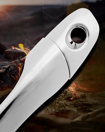 4X Exterior Door Handles Front Rear LH RH w/ End Cap Cover Fit 16-20 Kia Sorento