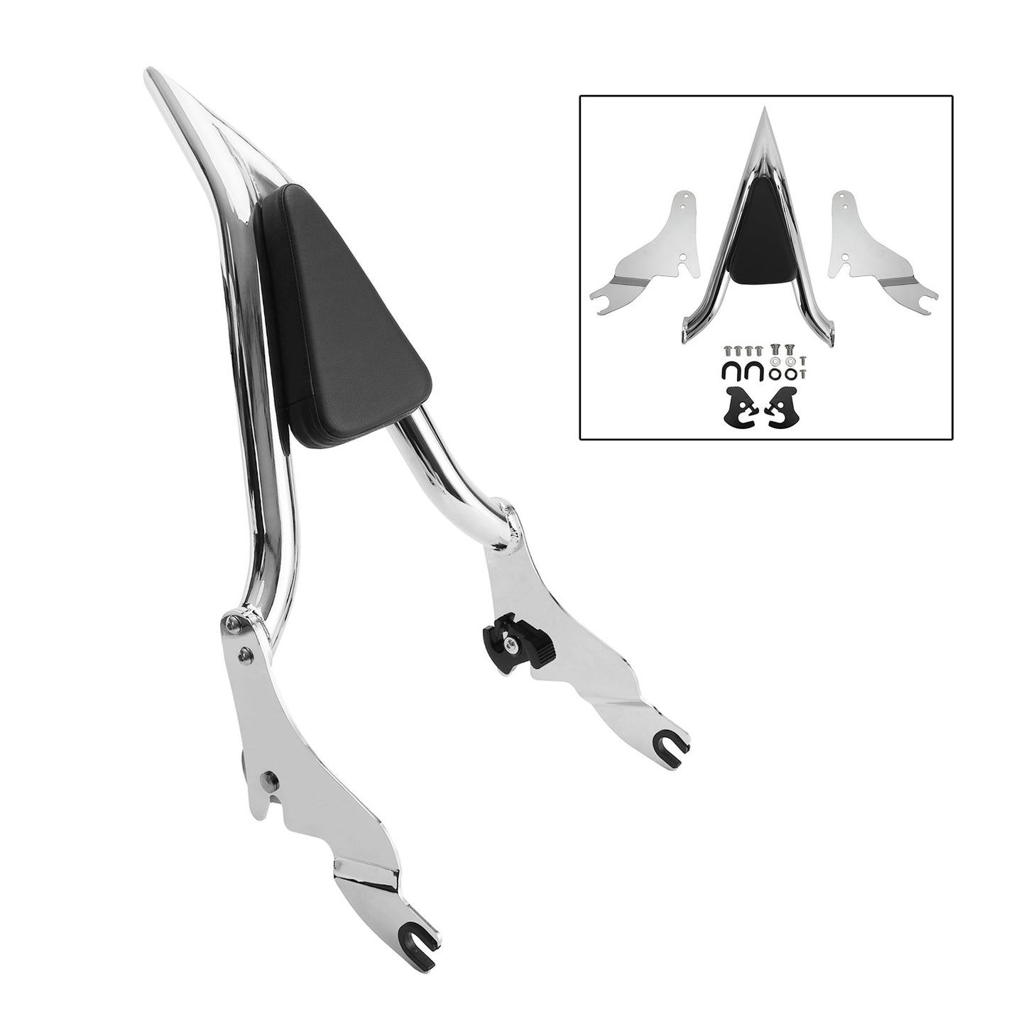 Backrest Sissy Bar for CVO Road Glide Street Road King 2009-22 CHR
