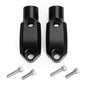 CNC PAIR MASTER CYLINDER CLAMP W/ 10MM MIRROR MOUNT BLACK FOR 22MM HANDLEBAR