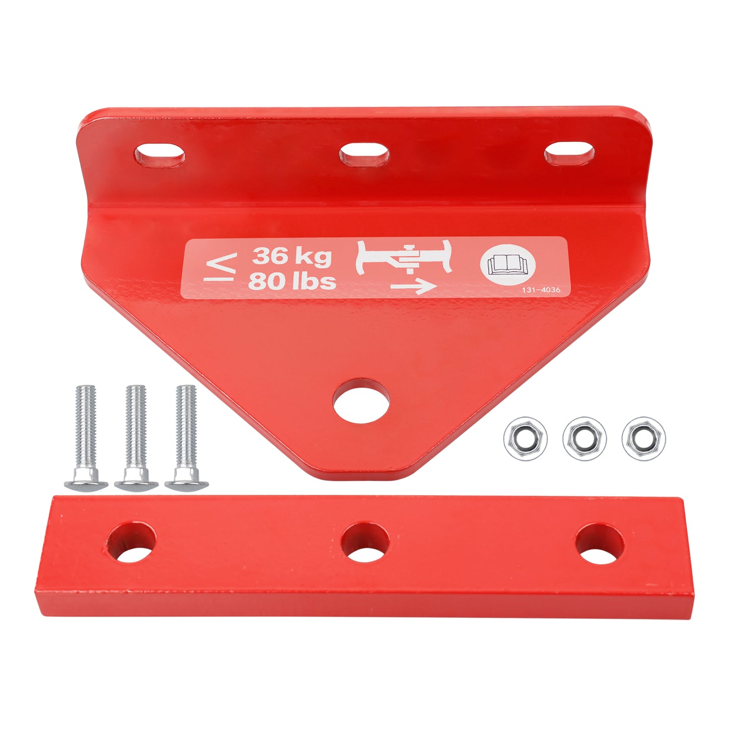 109-9487 LawnMower Hitch Kit For Exmark Toro Zero Turn Mower Trailer Cart Red