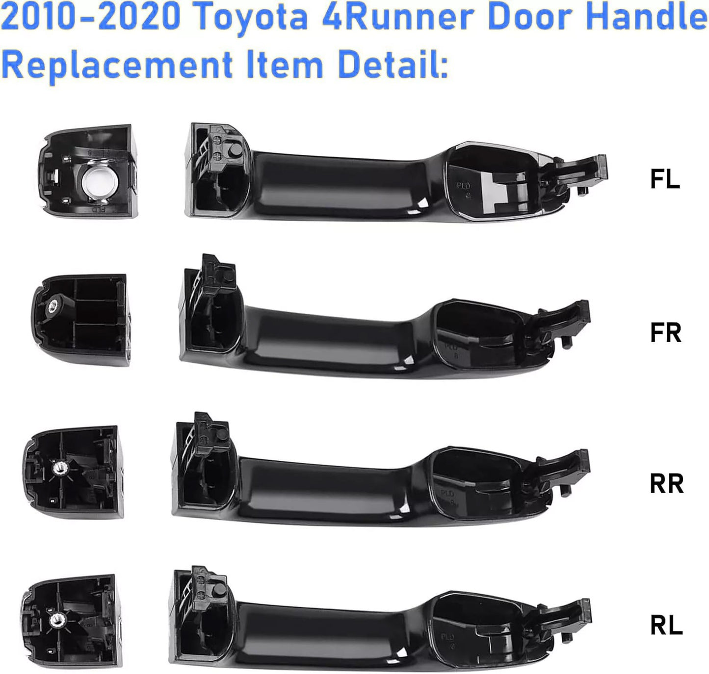 Outside Door Handle Four-Piece Package For Lexus GX460 2010-2017 69210-60170
