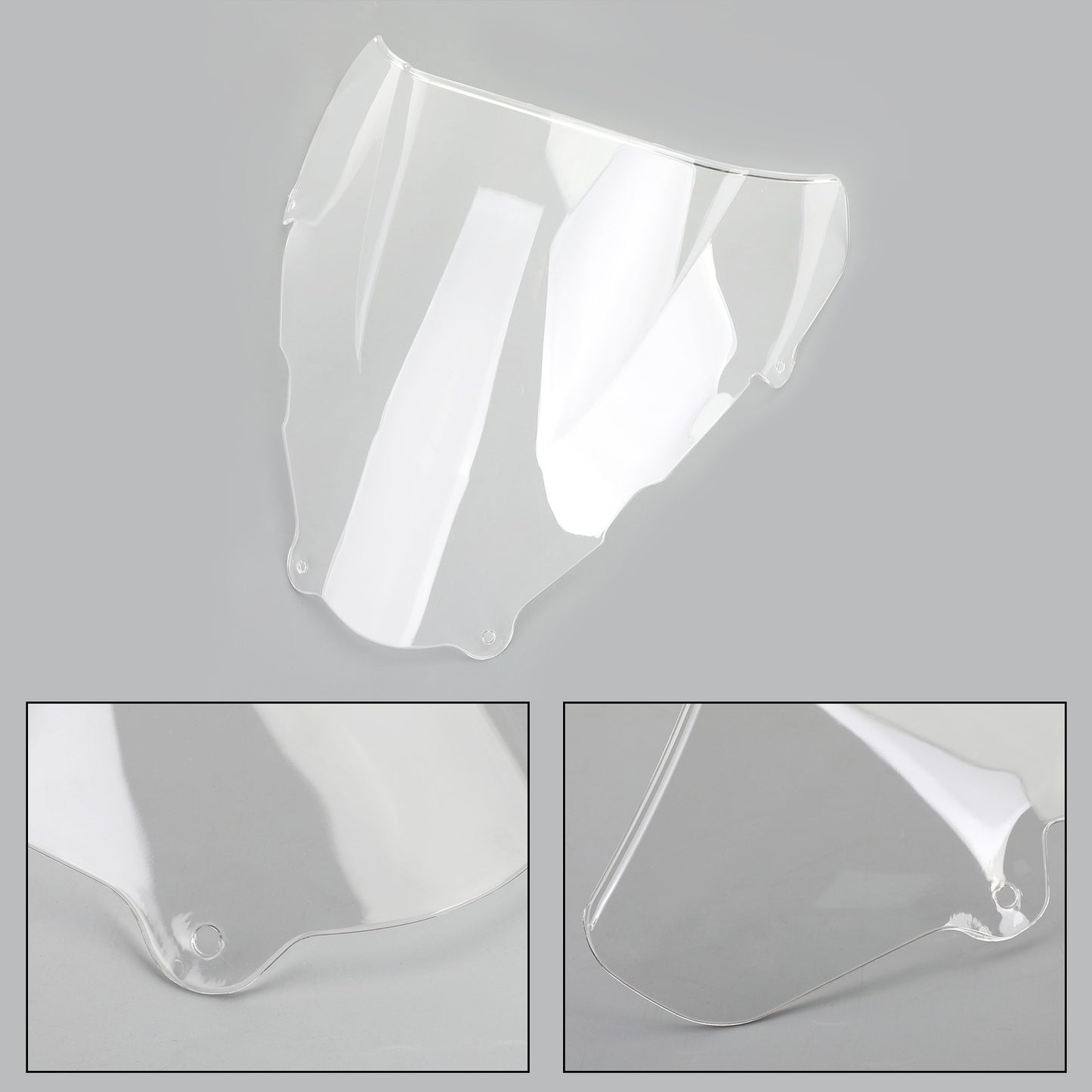 ABS Windshield Windscreen Wind Shield for Suzuki SV400 SV650 1999-2002 Clear