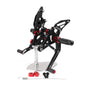 Adjustable Rearsets Footrest Foot Peg Rear Set for Yamaha MT-07 FZ-07 MT07 Black