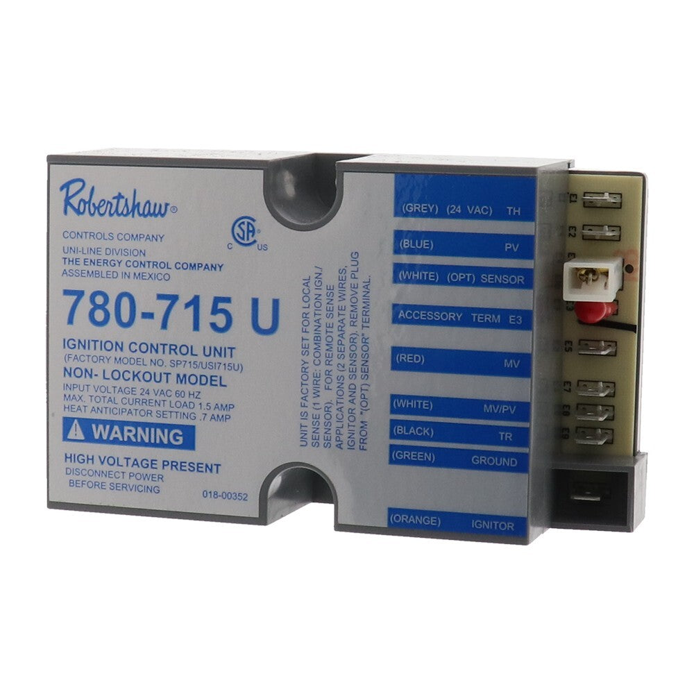 Solid Spare Intermittent Spark Pilot Ignition Control Board Module Robertshaw 780-715