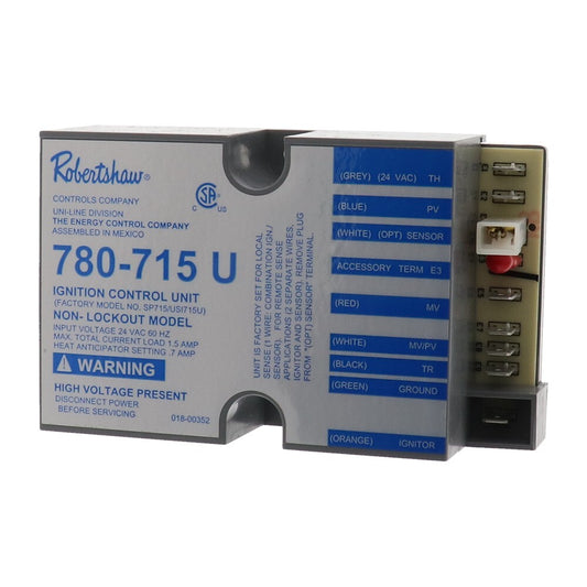 Solid Spare Intermittent Spark Pilot Ignition Control Board Module Robertshaw 780-715