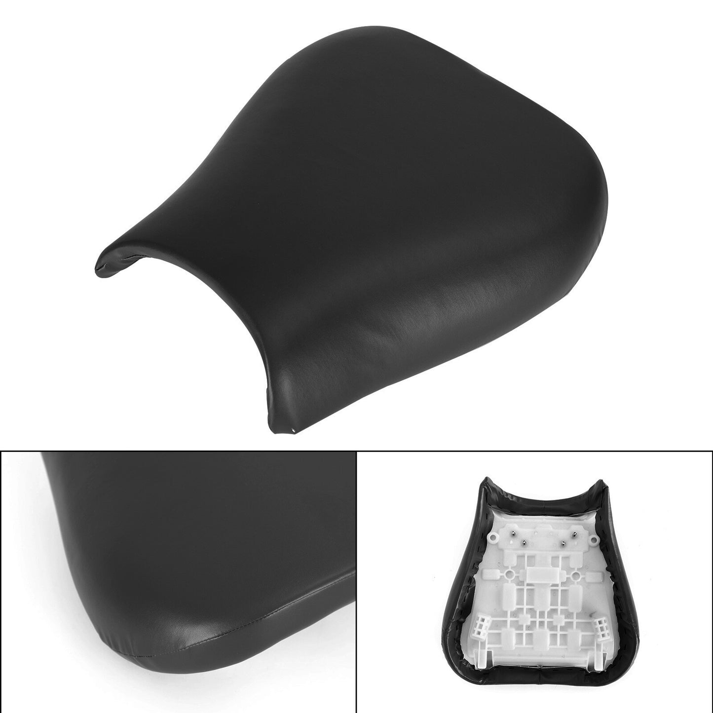 Front Driver Seat Rider Cushion Black Fit For Suzuki Gsxr1300 Gsx R 1300 99-07
