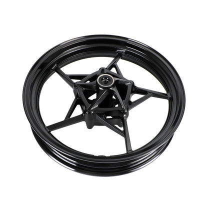 Glossy Black Front Wheel Rim For Kawasaki Z400 EX400 Ninja 400 ABS 2018-2023