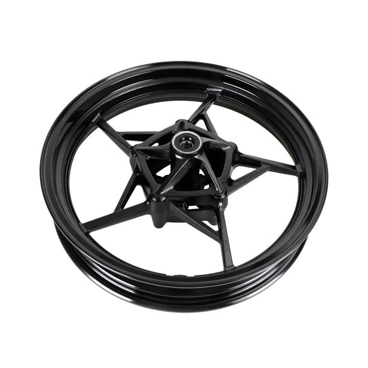 Solid Spare Glossy Black Front Wheel Rim For Kawasaki Z400 EX400 Ninja 400 ABS 2018-2023