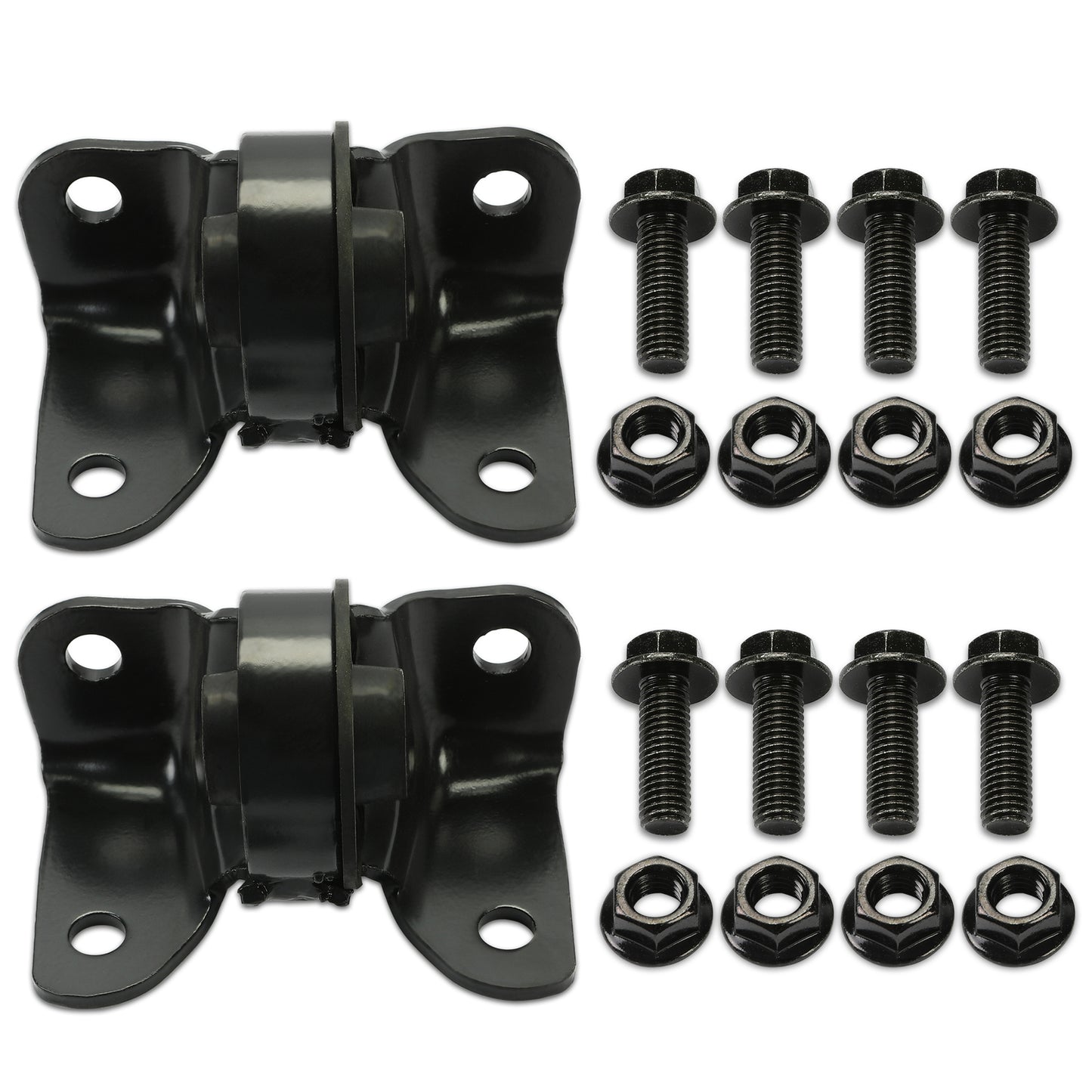 Solid Spare For 99-07 Chevy Silverado GMC Front Torsion Bar Crossmember Mount Steel 2PCS